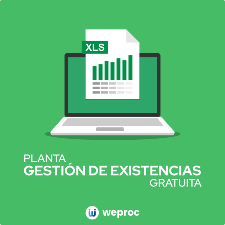 plantilla de gestion de existencias