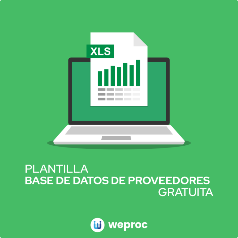 plantilla de base de datos de proveedores