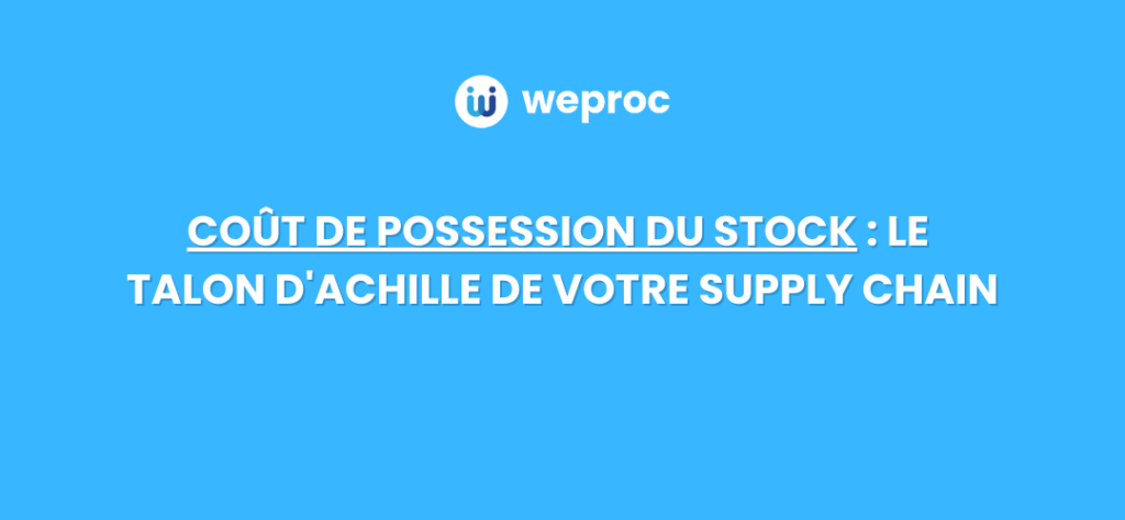 cout de possession du stock