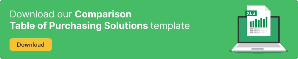 download our comparison table of purchasing solutions template