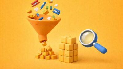 Illustration 3D des achats sauvages et de la classe C montrant l’optimisation et le contrôle des dépenses