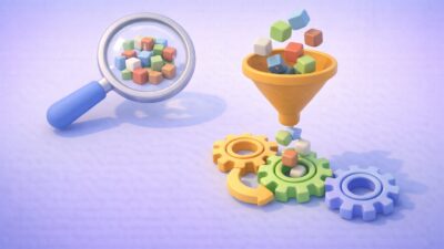 Illustration de l’analyse et du filtrage des données pour optimiser les processus opérationnels