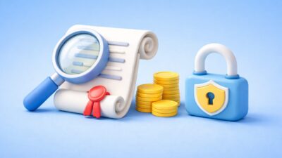 Illustration 3D du pilotage de la dépense pour la DAF montrant la maîtrise des engagements financiers avant facture