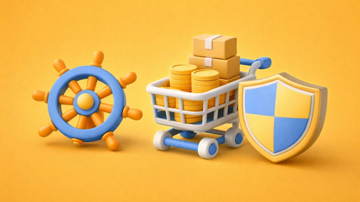 Illustration 3D du pilotage des achats et de la maîtrise des dépenses pour améliorer la performance et la résilience de l’entreprise