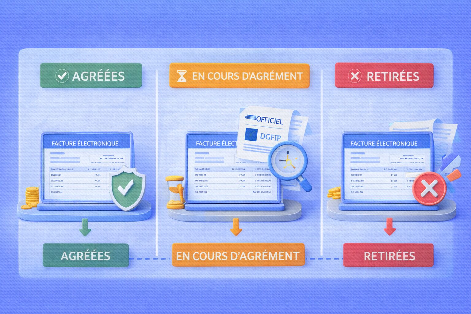 Plateformes agréées facturation électronique 2026 