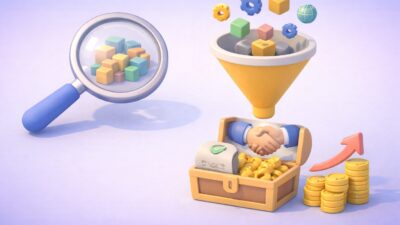 Illustration de la sélection des fournisseurs par analyse des offres menant à un partenariat contractuel créateur de valeur