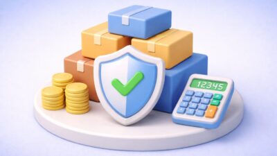 Illustration du stockage sécurisé de documents financiers avec protection, calcul et maîtrise des données